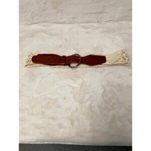 Aerie Woman Brown Leather Belt